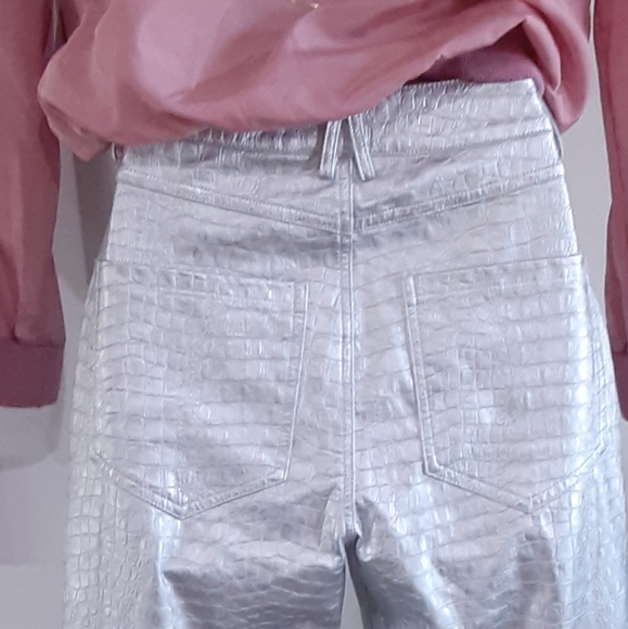 naked wardrobe los angeles, XS, Faux Reptile Rayon Blend Jeans - Picture 5 of 11